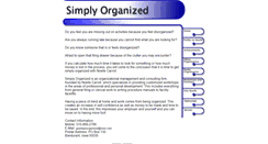 Desktop Screenshot of gosimplyorganized.com